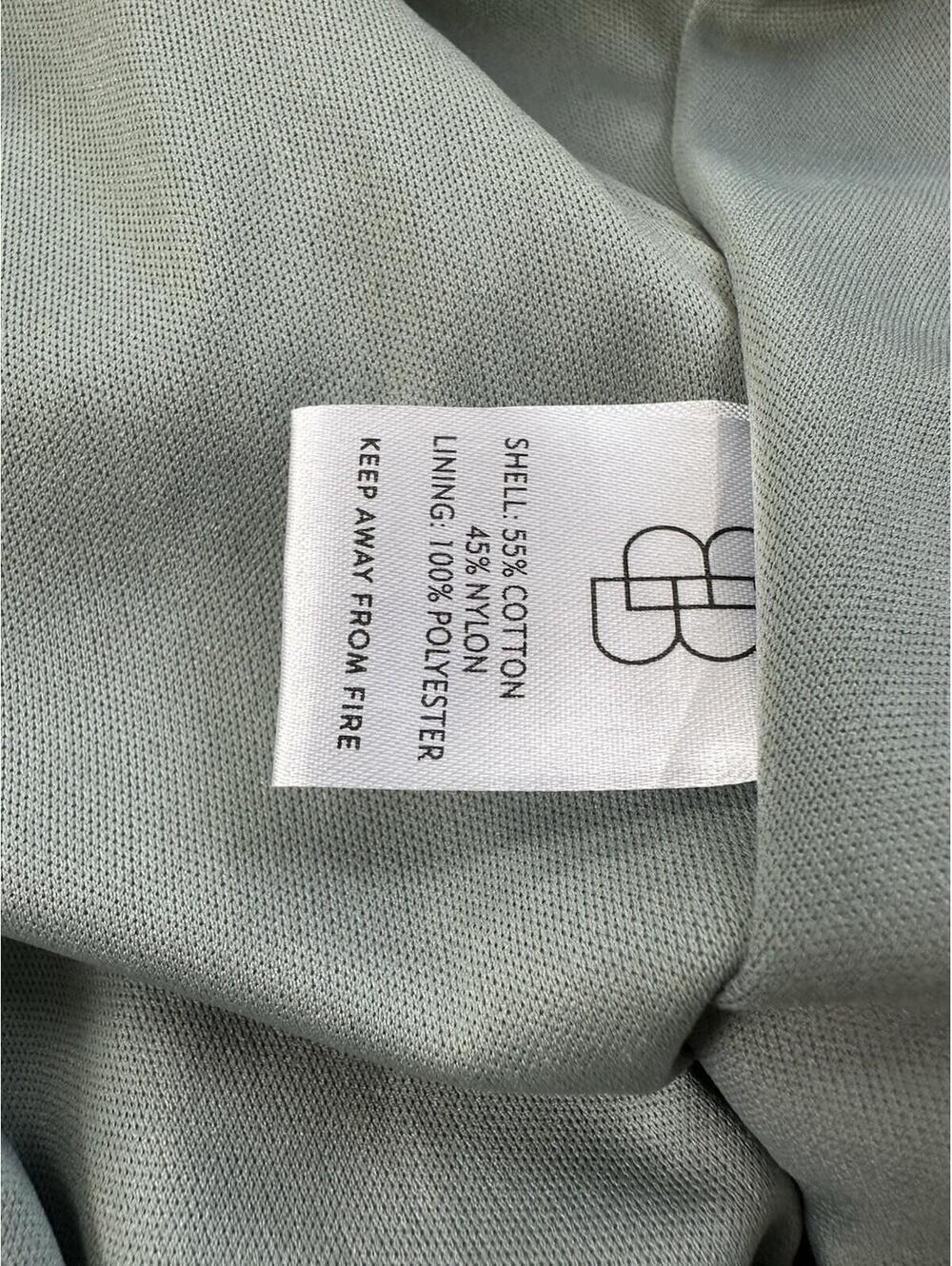 New Baltic Born Monroe Sage Lace Dress Small Long Maxi Deep V Slit Lined NWT - Picture 9 of 9